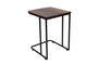Hanah Home Ce Metal Zigon - 9401 Juego de Mesas Nido (3 Piezas) Nogal y Negro